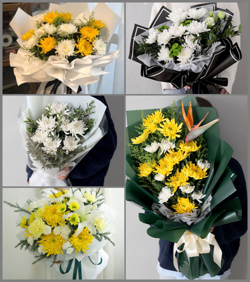 广东梅州市蕉岭县三圳镇顺岭村白事花束代送